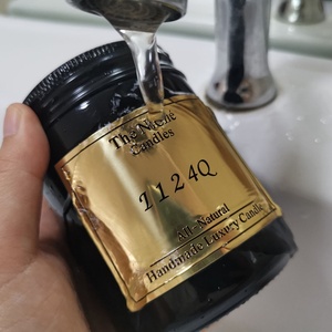 Etiquetas Adhesivas Metálicas con Logotipo para Velas en Frasco, Velas Doradas OEM, Velas Perfumadas de Lujo para Decoración del Hogar, Velas de Cera de Soja Plateadas - Product Image 4