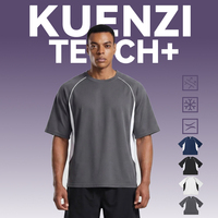 T-shirts pour hommes Kuenzi, prix avantageux, grande taille, séchage rapide, sensation de fraîcheur, 100% polyester, 150 GSM, doux, respirant, t-shirts blancs