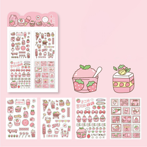 Nouvelle Décoration Maison Licorne Fleur de Cerisier en PET Dépoli Scintillant Écologique Imperméable Translucide Découpé au Laser pour Étudiants - Product Image 4