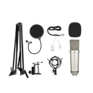 China Supplier Headset Podcast Mini Usb Condenser Microphone For Recording