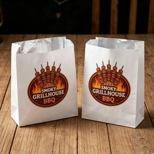 Bolsa de Papel con Revestimiento de Papel Aluminio para Sándwiches, Resistente a la Grasa, para Envasar Papas Fritas, Comida para Llevar, Hamburguesas y Aperitivos - Product Image 4