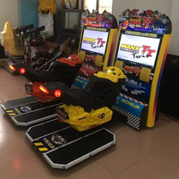 Simulateur de moto TT grand format à monnayeur, le plus populaire, pour enfants, jeu de course et d'amusement avec mouvement, version anglaise