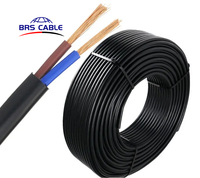 Kabel pompa bawah air bulat datar kabel pompa tahan air kawat listrik