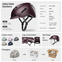 Casque de vélo électrique tendance 2025, compatible OEM, toutes saisons, PC+EPS, léger, durable, résistant aux chocs, unisexe, pour tous