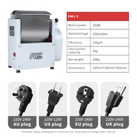 Nueva Mezcladora de Masa HMJ-2 - Motor de 200W con Velocidad Ajustable, Compatible con Harina y Agua, Dispositivo de Mezcla Eficiente para Hostelería Comercial