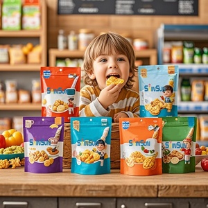 Paquete de embalaje Up Frozen Stand Bolsas cuadradas Azúcar Ziplock Bolsa Ziplock de plástico personalizada Impreso Mylar Suger Bolsas - Product Image 5