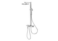 Colonne de douche en plastique multifonction avec jets de corps et douchette à main pour hôtels et appartements