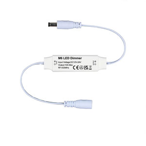 M6 <span class=keywords><strong>mini</strong></span> màu duy nhất LED Dimmer 433Mhz điều khiển từ xa 1 kênh DC12V-24V Logo tùy chỉnh cho chiếu sáng nhà thông minh - Product Image 2