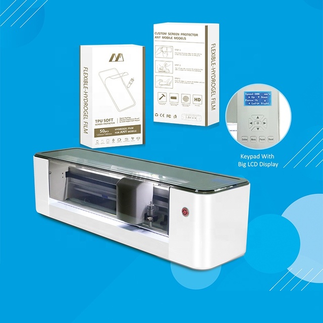 Factory OEM Make Mobile Phone TPU Back Skin Protective 3M Film Cutter Screen Protector Cutting Machine for Hydrogel Film