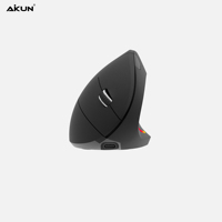 Souris verticale sans fil OEM MX838-2.4G avec récepteur USB, câble Type-C, batterie rechargeable, rétroéclairage RGB, 800-1200-1600 DPI, ergonomique