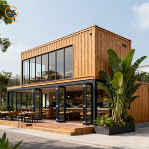 Tùy chỉnh di chuyển mở rộng prefab <span class=keywords><strong>container</strong></span> nhà với bánh sandwich panel thép cho cửa hàng hoa nhà hàng siêu thị đơn vị - Product Image 3