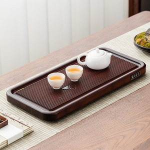 Solid Wood <b>Tea</b> Tray With Drainage Small Size For Home Office Kung Fu <b>Tea</b> <b>Set</b> - Product Image 1