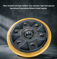 HY 285 X100 mm Référence HY 4021574 MR16-BR / MR16-N / MR16-HD / MR20 Roue de charge solide en polyuréthane durable