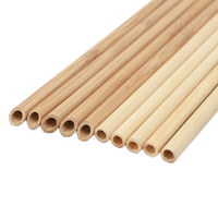 Pailles à boire en bambou biodégradables, écologiques, jetables, personnalisables avec logo, en gros, avec boîte ou sac, certifiées CIQ