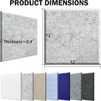 Normes européennes Design moderne Panneau acoustique PET Panneaux muraux insonorisants pour bureaux et hôtels Insonorisation