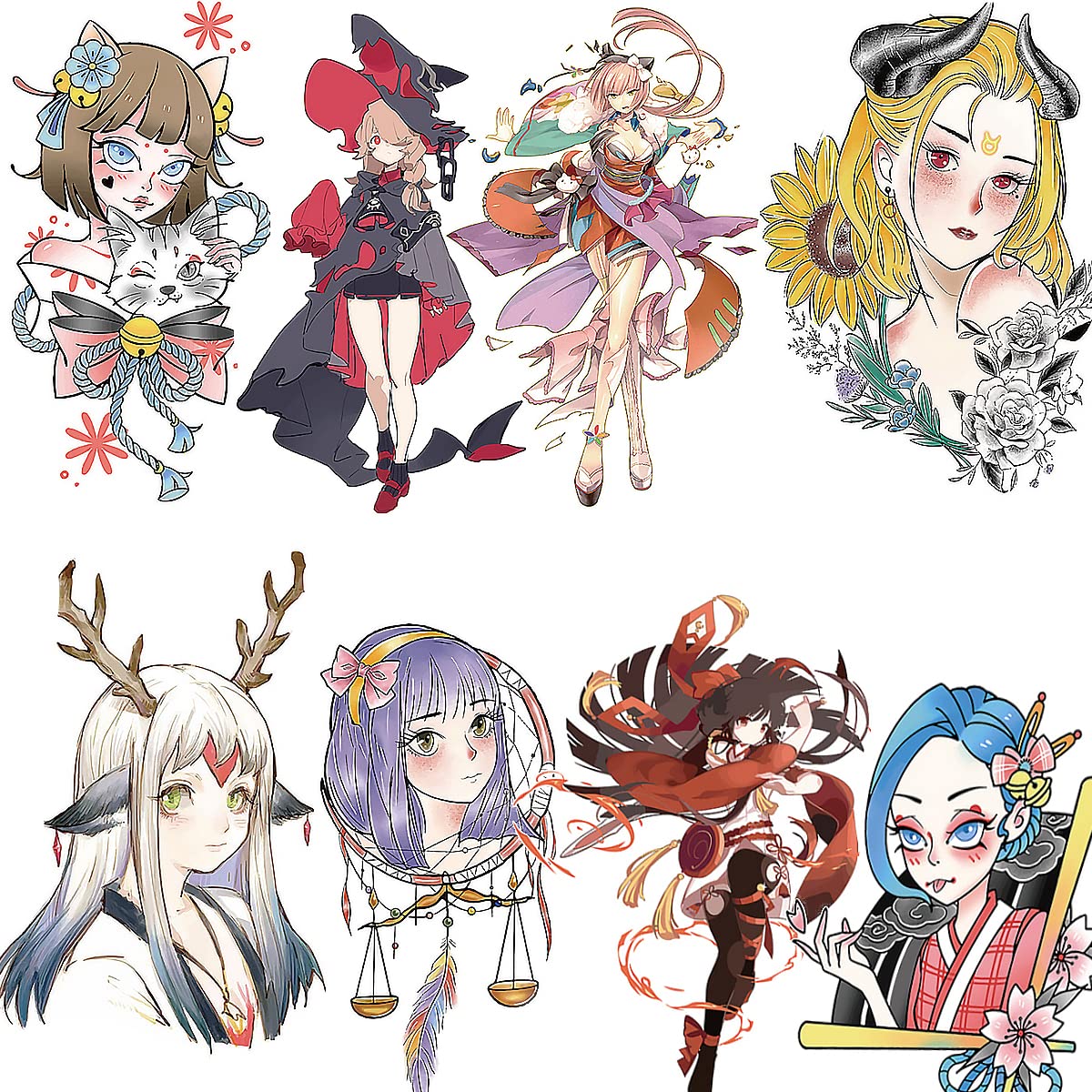 Индивидуальные Экологически чистые нетоксичные временные татуировки для лица и глаз