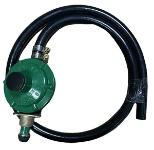 Fornitura di fabbrica tubo flessibile del <span class=keywords><strong>Gas</strong></span> con regolatore e morsetti per il mercato del sud America, Set di tubi del <span class=keywords><strong>Gas</strong></span> per la cottura domestica e accessori per il <span class=keywords><strong>Gas</strong></span> - Product Image 1