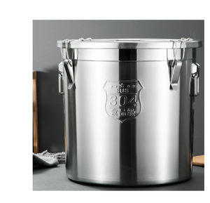 Contenedor de Arroz Sellado de Acero Inoxidable DFC006, 50L 70L 98L, Barril de Almacenamiento para Cereales, Granos, Café en Grano - Product Image 4