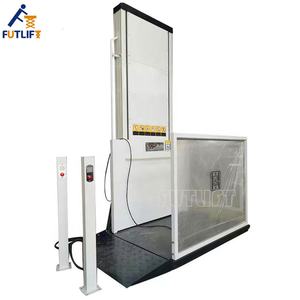 CE hidrolik 300kg 1m <span class=keywords><strong>3m</strong></span> 6m kursi roda vertikal dalam ruangan angkat penyandang tangga pengangkat kursi roda - Product Image 3