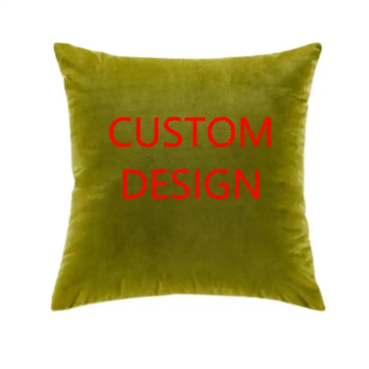 Customization Design OEM/ODM Best Price Polyester Velvet Fabric Cushion cover Pillow Covers for home Decor