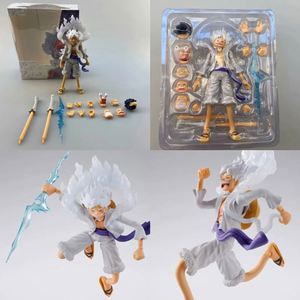 ฟิกเกอร์แอ็กชันฟิกเกอร์5 Nika luffy อะนิเมะญี่ปุ่น1ชิ้นเคลื่อนย้ายได้ - Product Image 2