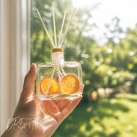 Diffuseur de parfum artisanal en verre de 100 ml avec fleurs préservées, parfum d'aromathérapie naturel pour la décoration de la maison, du bureau et de l'hôtel