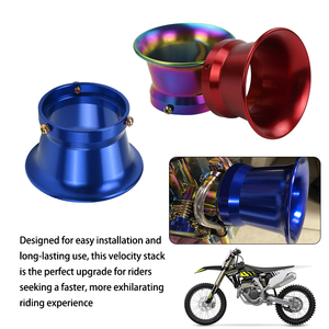 Filtre à air LINGQI pour <span class=keywords><strong>moto</strong></span> de course, matériau anti-corrosion, embout de filtre à air 50 mm pour <span class=keywords><strong>moto</strong></span> tout-terrain - Product Image 5