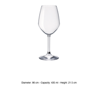 Restaurant Witwijnglas 43 cl H 21,5 cm Ø 8,6 cm Proefglas Bormioli Rocco