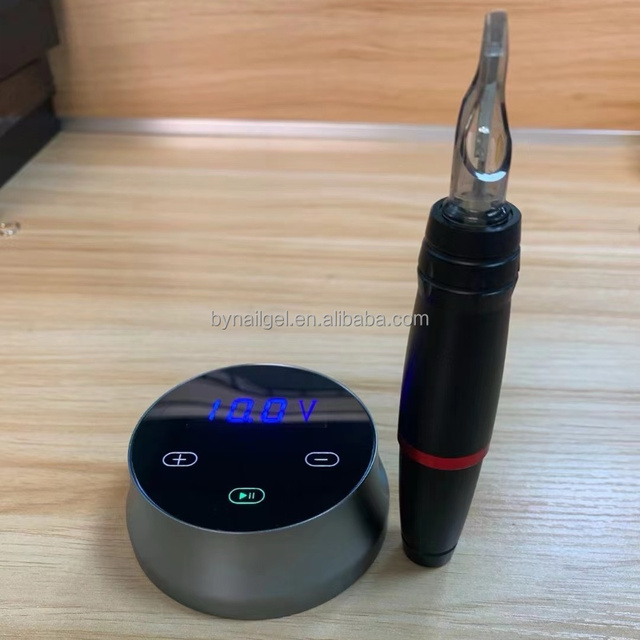Newest Wireless Permanent Makeup Cosmetic Tattoo Machines Electric Eyebrow PMU Gun Easy to Use