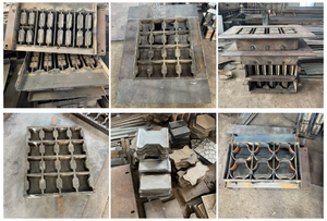 Xi măng rỗng gạch khối Máy làm bê tông khối Máy làm nhỏ di động gạch làm máy móc với bánh xe - Product Image 5