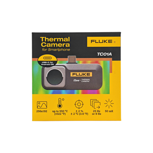 <span class=keywords><strong>Termocamera</strong></span> a infrarossi Fluke TC01A 256x192 per tubi di riscaldamento a pavimento, con PCB, per <span class=keywords><strong>smartphone</strong></span> Android e cellulari con USB-C - Product Image 1
