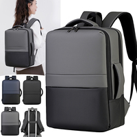 Sac à dos pour ordinateur portable personnalisé avec multiples compartiments de rangement, idéal pour les déplacements professionnels, avec port USB – Vente en gros