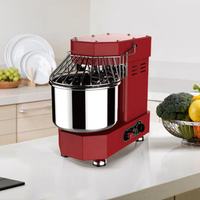 Mélangeur planétaire robuste pour pâte à pizza/pain, machine à mélanger la farine pour la pâtisserie, 7-15L, usage domestique, double vitesse, pétrin à spirale
