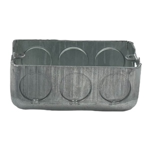Caja de conexiones de acero galvanizado estándar Caja eléctrica metálica de una sola banda para la industria de la construcción - Product Image 1