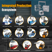Machine de formage de brides TDF entièrement automatique pour la fabrication de conduits de 1.5mm d'épaisseur
