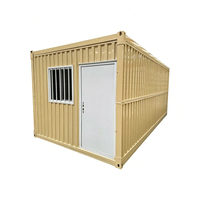 Bâtiment Modulaire Préfabriqué en Acier pour Bureau de Chantier, Conteneur 20ft 40ft pour Hébergement du Personnel de Chantier