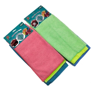 Panno in microfibra, confezione da 8 stracci per la pulizia, panni per la pulizia in microfibra asciugamani con 4 colori assortiti, 40x40cm (verde/blu/giallo/rosa) - Product Image 4