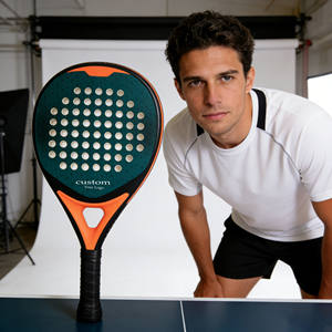 Raqueta de Pádel Profesional de Fibra de Carbono con Precio Único, Diseño Personalizado, Resistente a la Abrasión, Raqueta de Entrenamiento con EVA Suave, Gran Venta - Product Image 3