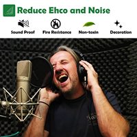 Rouleau de mousse acoustique en PU, forme nid d'abeille, mousse acoustique pyramidale, feuilles de mousse acoustique, emballage sous vide comprimé