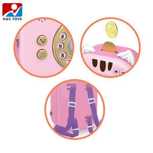 Dessin animé Animal Mini <span class=keywords><strong>empreinte</strong></span> digitale déverrouiller économiser tirelire pour enfants jouet sac à dos avec tirelire - Product Image 2