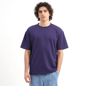 Camiseta de algodón 100% para hombre, corte holgado, estampada, de gran gramaje, lisa, personalizada, extragrande, con gráfico, tallas grandes, venta al por mayor 2025 - Product Image 1