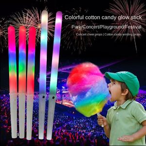 Bâtonnets lumineux LED colorés pour barbe à papa, décorations de fête, fournitures de Noël - Product Image 3