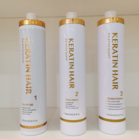 Crème de traitement lissant et réparateur à la kératine brésilienne permanente professionnelle pour salon, 1000 ml