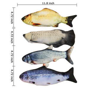 ZMaker-Pez oscilante interactivo, juguete para gatitos, Gato móvil eléctrico, pez Kicker - Product Image 5