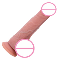 Dildo réaliste imperméable avec base à ventouse puissante, en matériau vert, de haute qualité, jouet sexuel portable pour adultes
