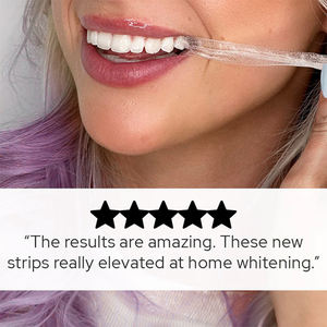 Bandes blanchissantes pour les dents en marque privée OEM, traitement de 7/<span class=keywords><strong>14</strong></span>/21 jours, formule au peroxyde sans résidus, personnalisable pour un usage domestique, vente en gros - Product Image 4