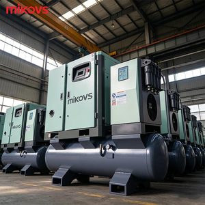 Compresor de Aire de Tornillo Silencioso Todo en Uno MIKOVS de 7.5kW 10HP 11kW 15HP con Secador de Aire - Product Image 5