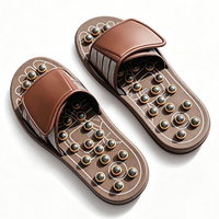 Chaussons de massage par acupression pour les pieds, grandes tailles, sandales pour femmes et hommes, antidérapants et massants, favorisant la circulation sanguine