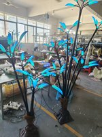 Lampe d'arbre à feuilles bleues Avatar Lighting Scene, IP65, pour extérieur, jardin, arbre lumineux, décoration de paysage du Nouvel An, YEENOO