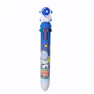 Smoothly writing stationery korean Hot selling Promotional Creative space astronaut ballpen ballpoint pen with box packing